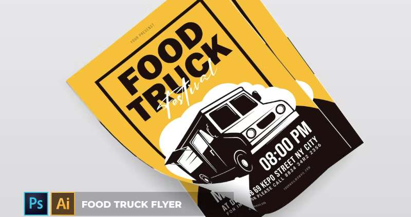 food-truck-festival-1 Food Truck Flyers That Will Make Your Mouth Water