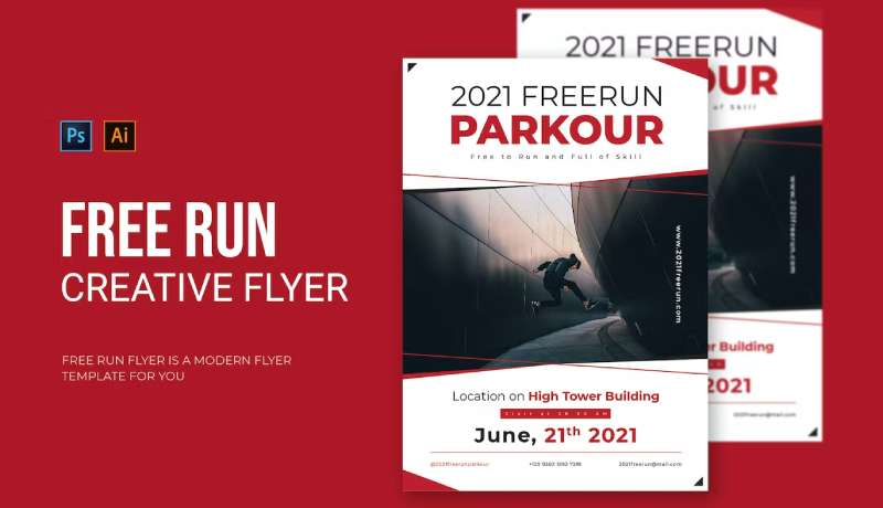free-fun-1 Marathon Flyers That Will Get You Pumped for Race Day
