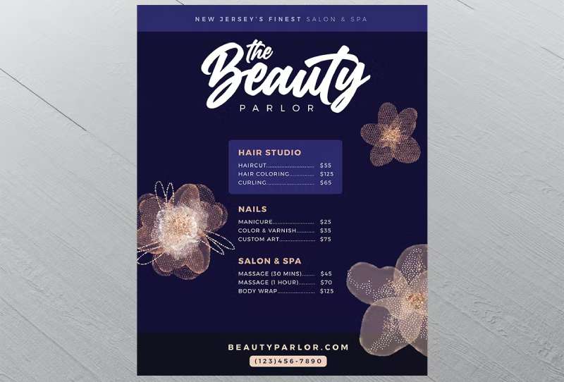 hair-salon-flyers-1 Creative Hairstylist Flyers That Will Leave a Lasting Impression