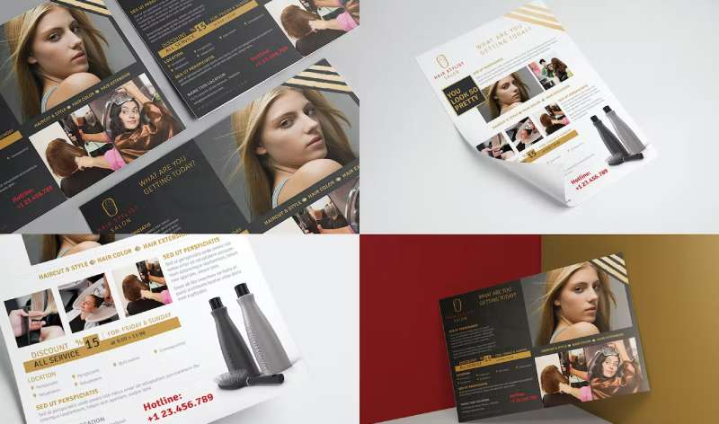hair-stylist-and-salon-flyer-1 Creative Hairstylist Flyers That Will Leave a Lasting Impression