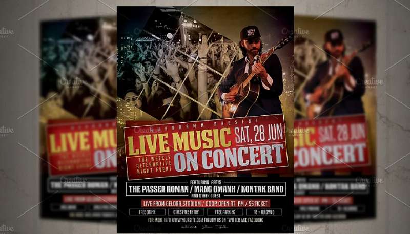 live-music-1 Concert Flyers That Stand Out: 21 Examples and Templates