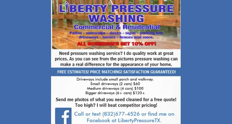 lpw-1 Pressure Washing Flyers That Will Make Your Business Sparkle