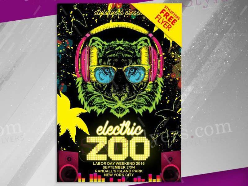 modern-illustrative-electric-zoo-flyer-template-1 Zoo Flyers That Will Make Your Heart Race