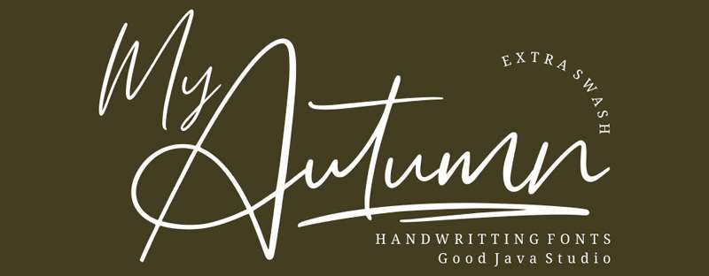 my_autumn Stunning Autumn Fonts to Add a Cozy Touch to Your Designs