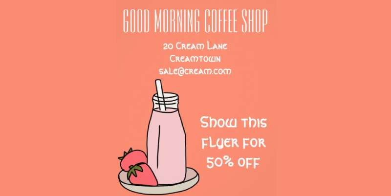 pink-retro-1 Coffee Flyers to Make Your Business Stand Out