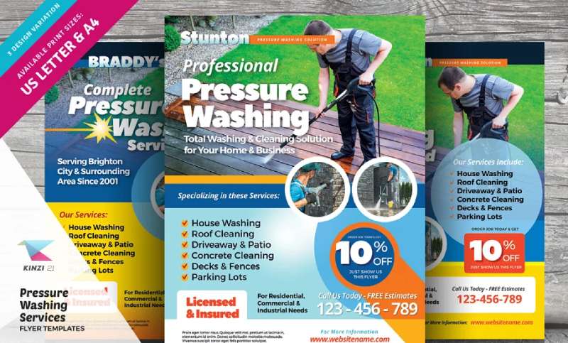 pressure-washing-service-flyer-1 Pressure Washing Flyers That Will Make Your Business Sparkle