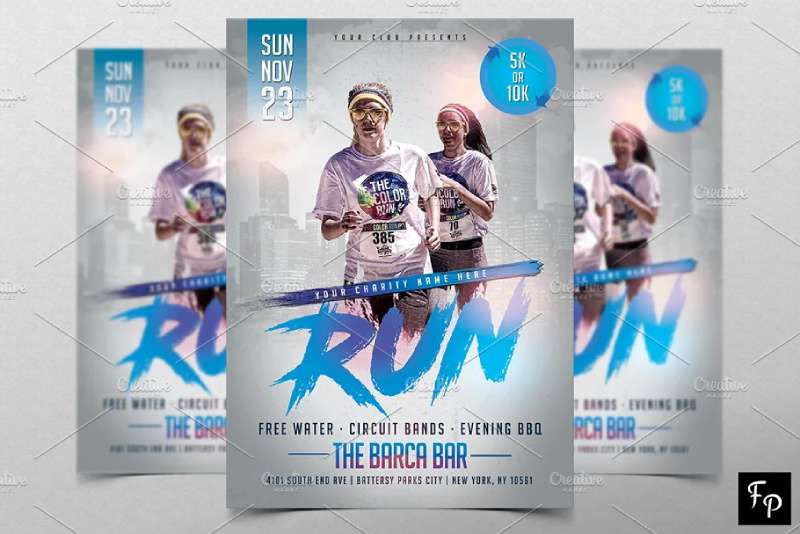 run-flyer-1-1 Marathon Flyers That Will Get You Pumped for Race Day