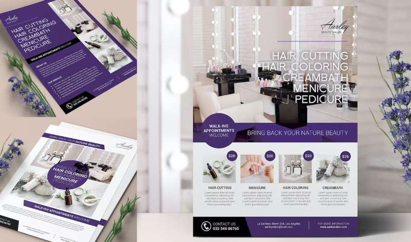 salon-flyer-1 Creative Hairstylist Flyers That Will Leave a Lasting Impression
