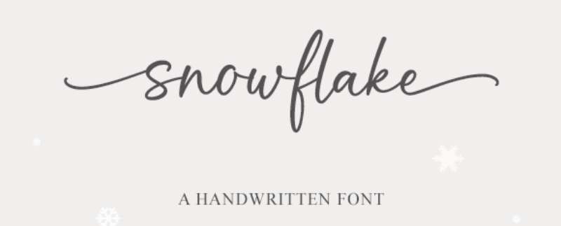 snowflake_2 The Perfect Snowflake Fonts for Winter Themed Designs