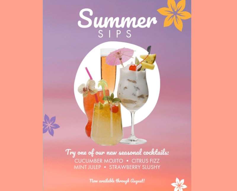 summer-cocktails Summer Flyers That Will Make Your Season Sizzle