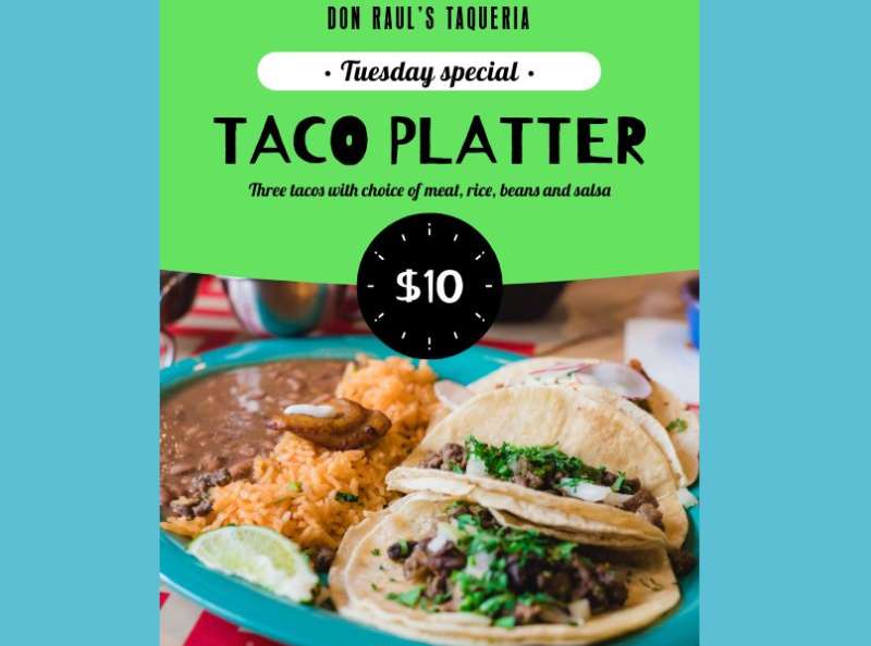 taco-specials Taco Tuesday Flyers That Will Make Your Mouth Water