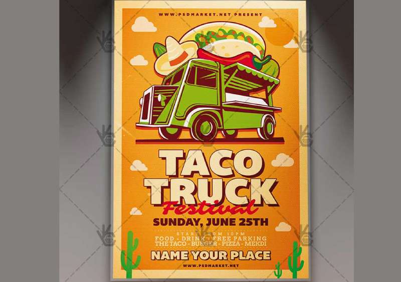 taco-truck-1 Taco Tuesday Flyers That Will Make Your Mouth Water