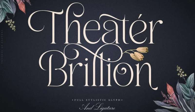 theater-brillion-font-4-1 The Best Movie Theater Fonts for Your Creative Projects