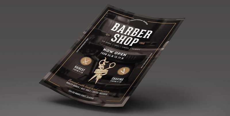 vintage-1 Great Barbershop Flyers To Help You Promote Your Services