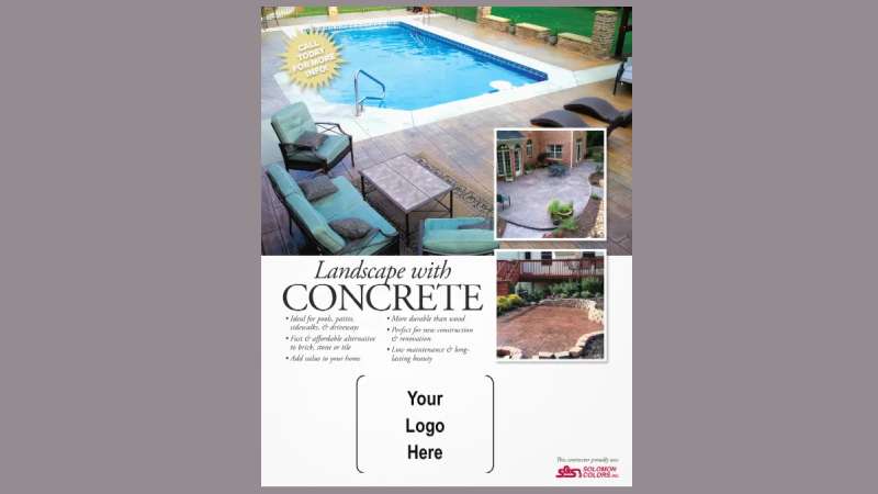 Concreate-landscape Examples of Effective Landscaping Flyers You Can Use