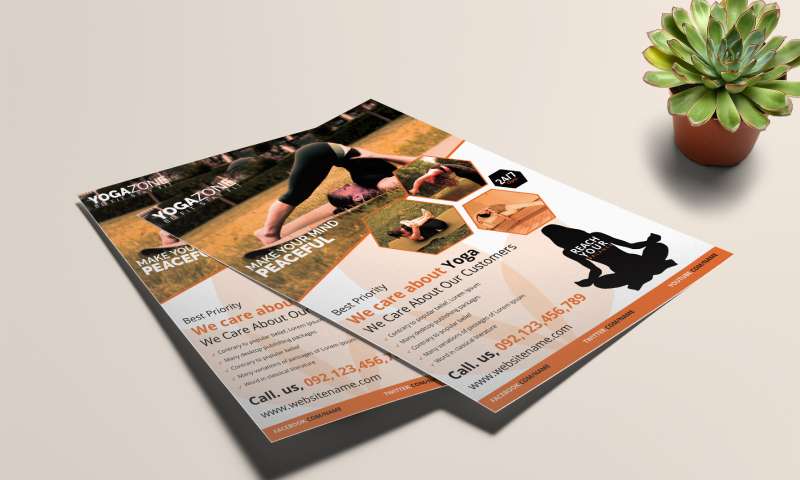 FitnessFlyer-3-1 Boost Your Business with These Yoga Flyers