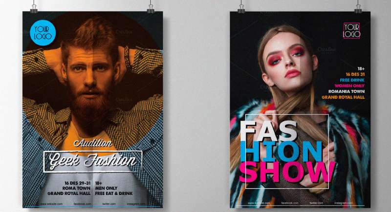 Flyers-–-Fashion-Show-MenWomen-by-Atjcloth-Studio-1 The Ultimate Collection of Fashion Flyers