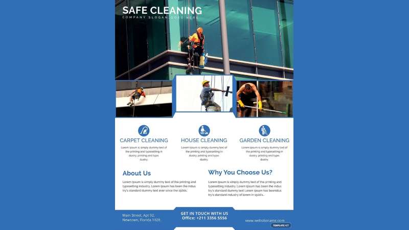 Free-printable Cleaning Business Flyers To Power Up Your Marketing