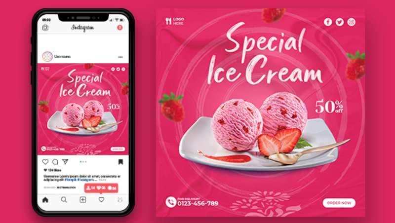 Ice-Cream-Social-Flyer-Template-Graphics-18293423-1-1-580x387-1 Scoop up Sweet Deals with These Ice Cream Flyers