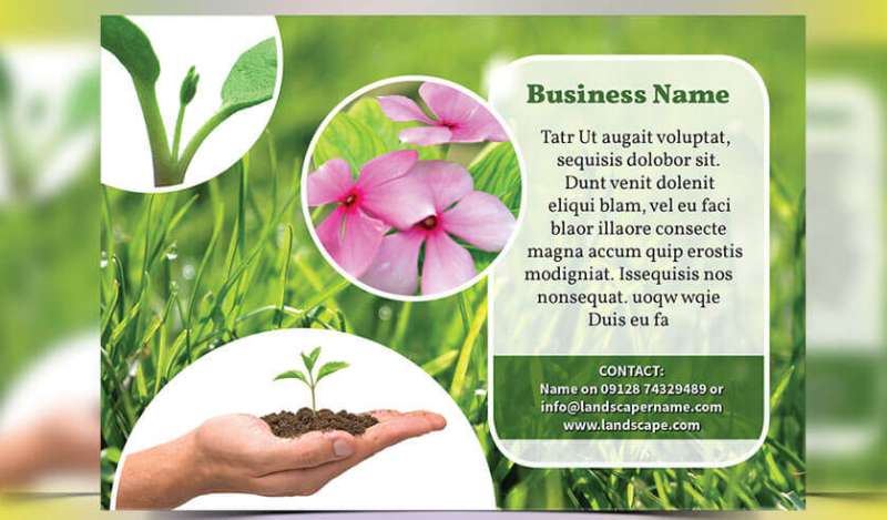 Landscaping-Flyer-Front-1 Examples of Effective Landscaping Flyers You Can Use
