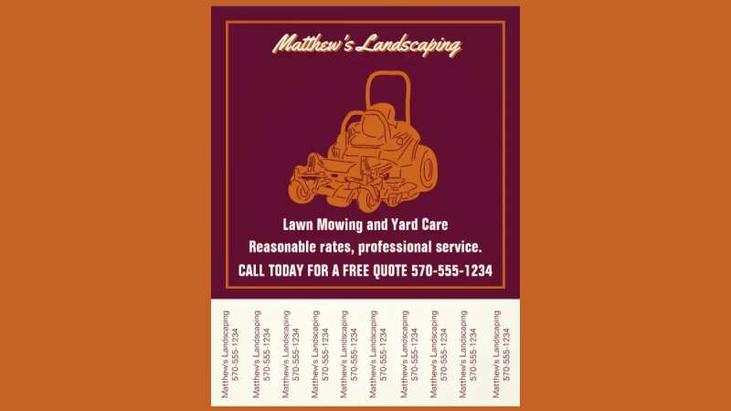 Landscaping-lawn Examples of Effective Landscaping Flyers You Can Use