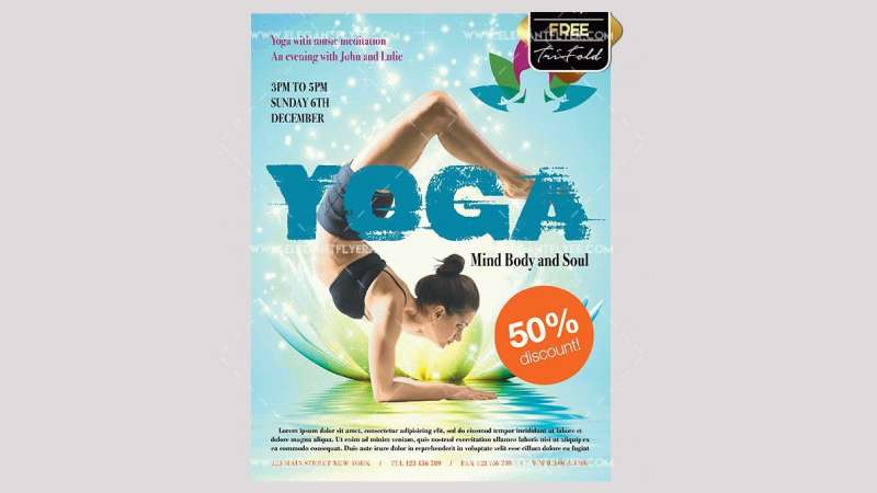 Modern-sparkly Boost Your Business with These Yoga Flyers