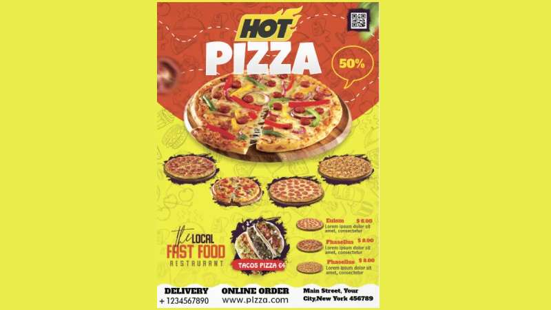 Pizza-shop-flyer Boost Your Business with These Pizza Flyers