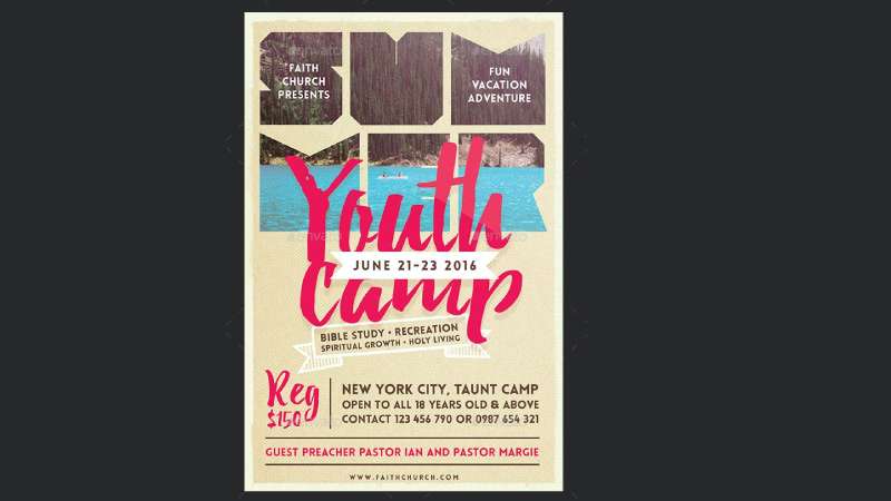 Preview-1 Eye-Catching Summer Camp Flyers