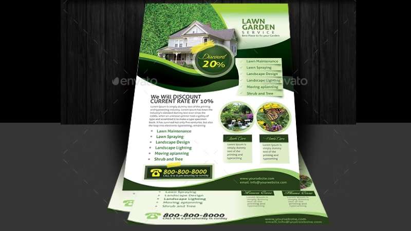 Preview Examples of Effective Landscaping Flyers You Can Use