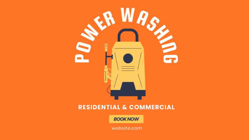 Professional-power Eye-Catching Power Washing Flyers to Boost Your Business