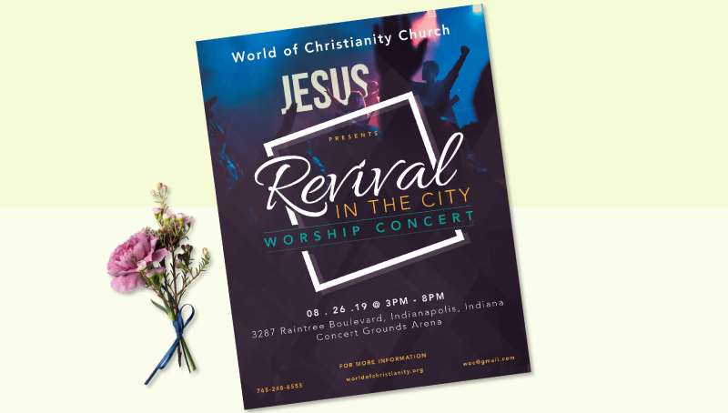 Revival-in-the-City-1 Concert Flyers That Stand Out: 21 Examples and Templates