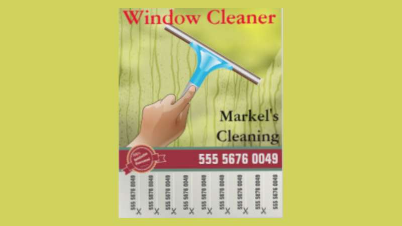 Window-cleaning Cleaning Business Flyers To Power Up Your Marketing
