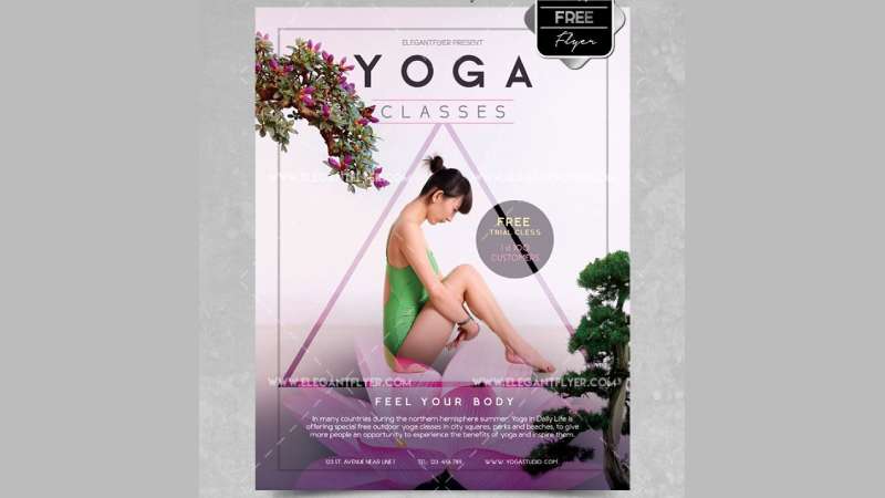 Yoga-classes-1 Boost Your Business with These Yoga Flyers