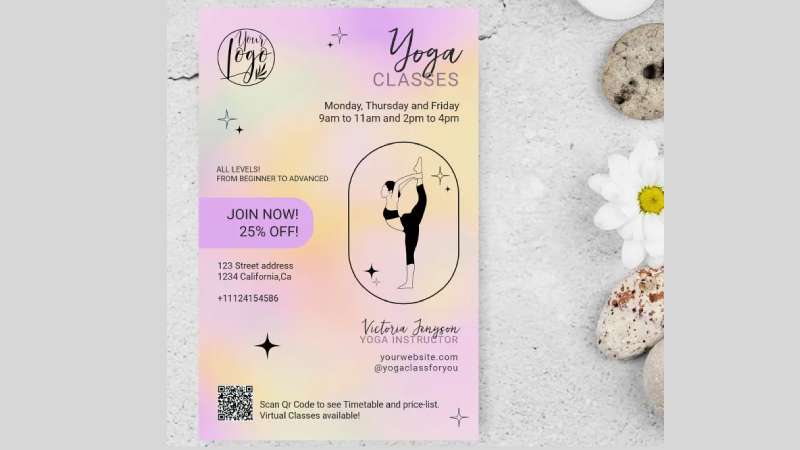 Yoga-classes Boost Your Business with These Yoga Flyers