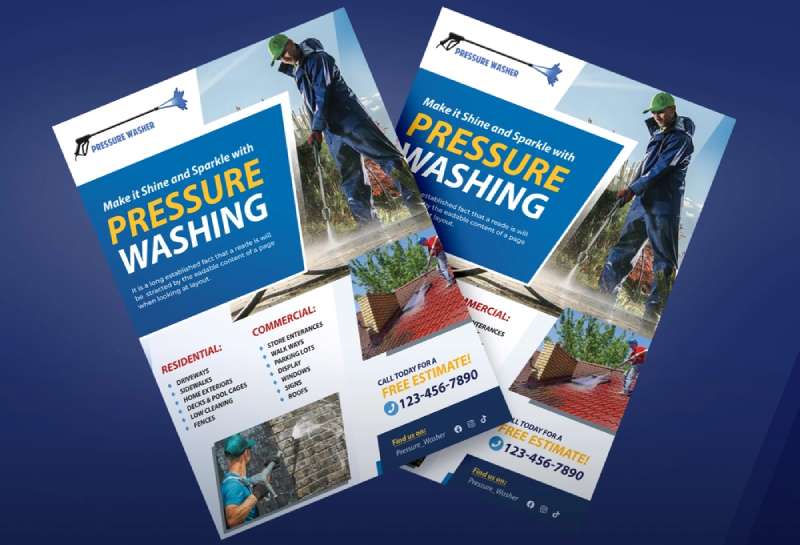 best-pressure-washing-1 Eye-Catching Power Washing Flyers to Boost Your Business