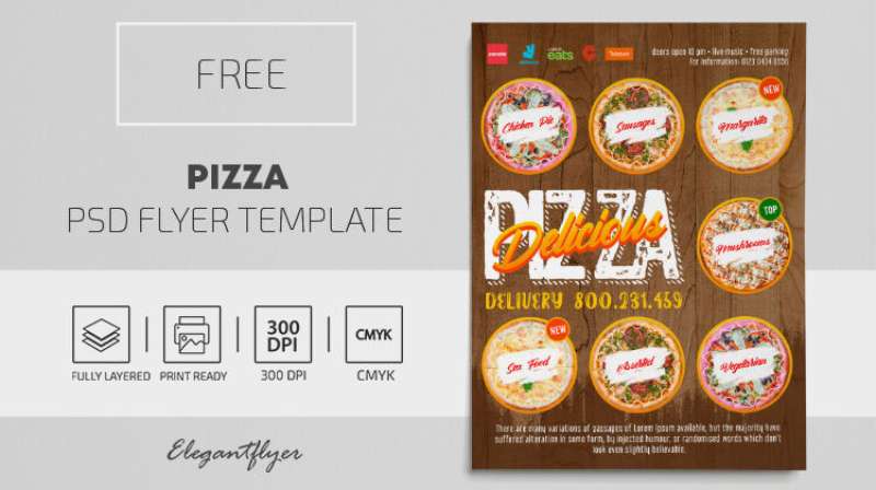 grid-pizza-flyer-template-1 Boost Your Business with These Pizza Flyers