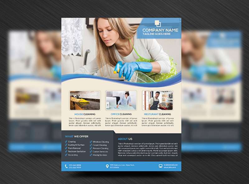 house-cleaning-1 Cleaning Business Flyers To Power Up Your Marketing