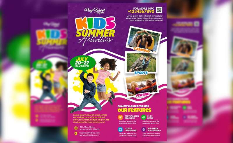infographic-colorful-kids-summer-camp-flyer-template-1 Eye-Catching Summer Camp Flyers