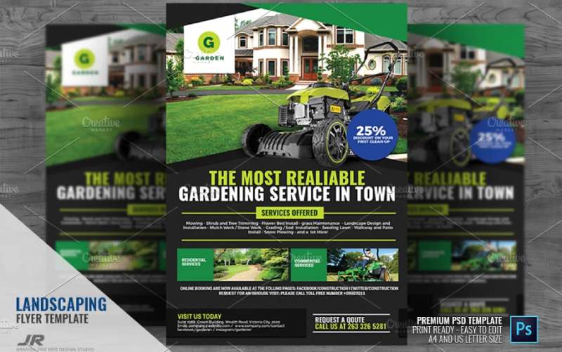 landscaping-and-lawn-cleaning-flyer-1 Examples of Effective Landscaping Flyers You Can Use