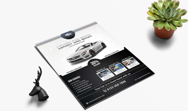 luxury-car-wash-flyer-1 Attention-Grabbing Car Wash Flyers for Your Business