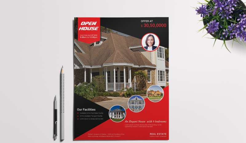 open-house-flyer8-1 Open House Flyers to Help Your Real Estate Business Shine