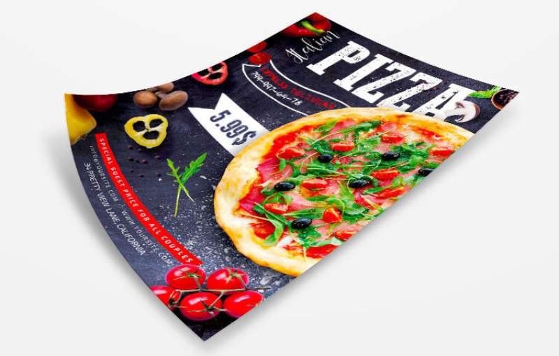 organic-pizza-place-flyer-template-with-facebook-cover-1 Boost Your Business with These Pizza Flyers