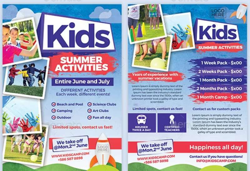 summer-kids-activities-camp-flyer-template-preview-1 Eye-Catching Summer Camp Flyers