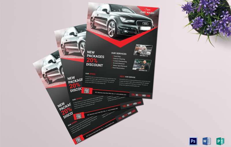 super-car-wash-flyer-1 Attention-Grabbing Car Wash Flyers for Your Business