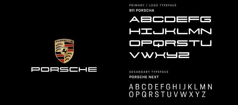 font-1-6 The Porsche Logo History, Colors, Font, and Meaning
