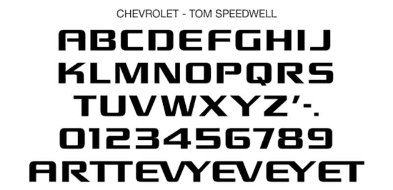 font-1 The Chevrolet Logo History, Colors, Font, and Meaning