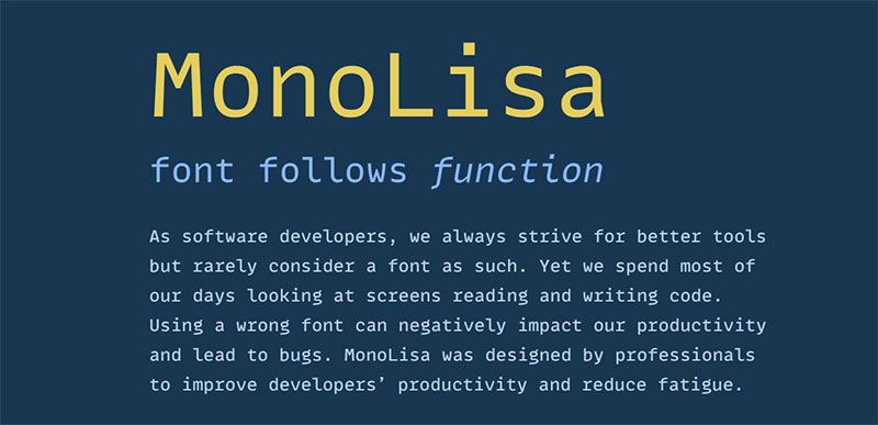 monilisa Programming Fonts: The Top Choices for Developers