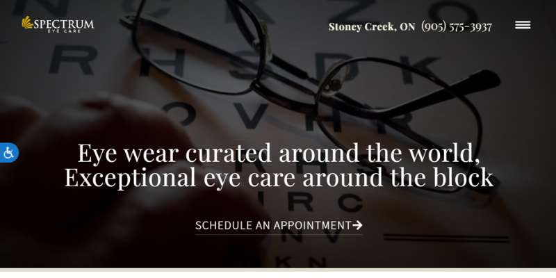 2 Optometrist Website Design: 12 Great Examples