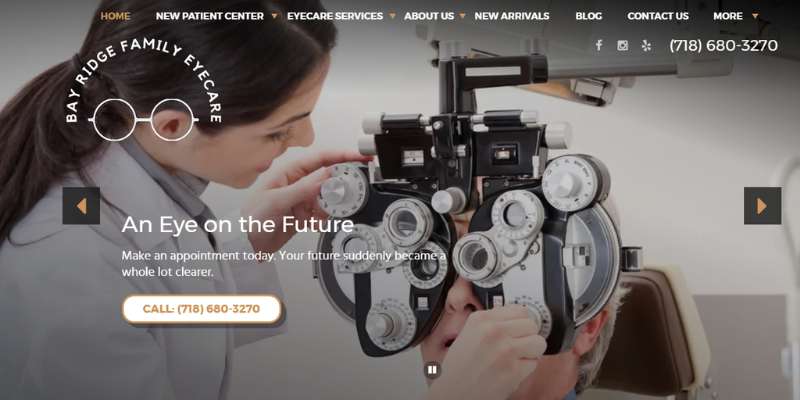 6 Optometrist Website Design: 12 Great Examples