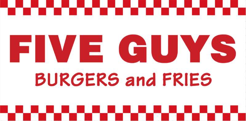 Checkered-pattern The Five Guys Logo History, Colors, Font, and Meaning